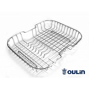 картинка Oulin корзина для посуды(фруктов) Ol-103L хром 